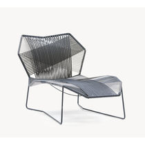 Bain de soleil contemporain / en acier inoxydable...