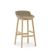 Tabouret de bar contemporain / en cuir /...