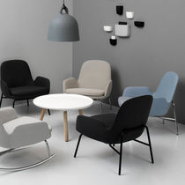 Fauteuil contemporain / en tissu / en cuir...
