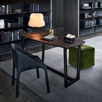 Bureau sur pied / contemporain / en cuir...