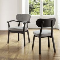 Chaise contemporaine / en tissu / tapissée...