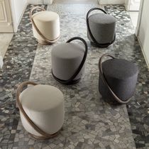 Pouf design original / en tissu / rond /...