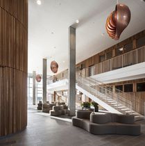 Canapé modulable / contemporain / marron...