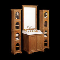 Meuble vasque à poser / en bois / contemporain...