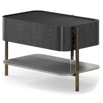 Table de chevet contemporaine / en frêne...