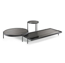 Table basse contemporaine / bois / en verre...