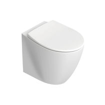 WC près du mur / en céramique / sans bride