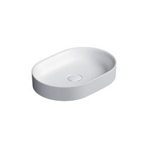 Vasque à poser / en céramique / ovale /...