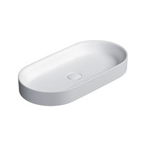 Vasque à poser / ovale / en céramique /...