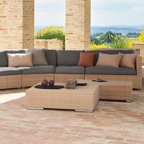 Table basse contemporaine / en verre / avec...