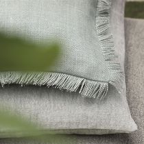 Tissu d'ameublement / uni / en lin