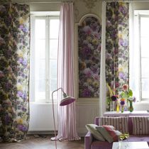 Tissu d'ameublement / pour rideaux / à fleurs...