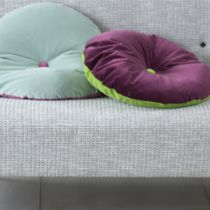 Tissu d'ameublement / uni / en lin / tissage