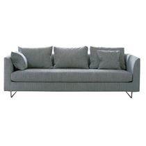 Canapé contemporain / beige / en tissu /...
