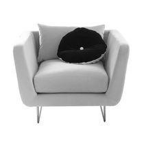 Fauteuil contemporain / en tissu / avec...