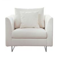 Fauteuil contemporain / en tissu / avec...