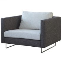 Fauteuil contemporain / en tissu / avec...