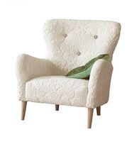 Fauteuil club classique / en tissu / à oreilles...