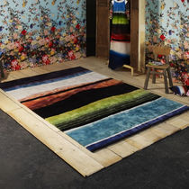 Tapis contemporain / à rayures / en laine...