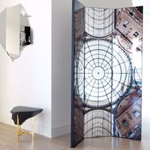 Paravent contemporain / en MDF / avec miroir