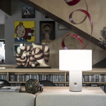 Lampe de table / contemporaine / en lin...