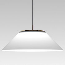 Suspension / contemporaine / en PMMA / blanche