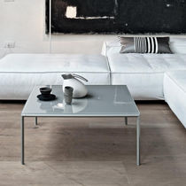 Table basse contemporaine / en verre / en...