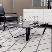 Table basse contemporaine / en verre / en...