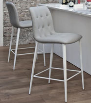Chaise de bar contemporaine / en tissu /...