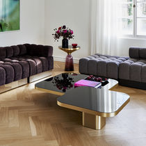 Table basse contemporaine / en verre / en...