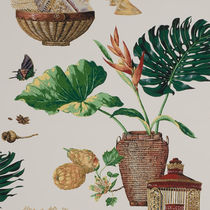 Papier peint contemporain / à motif floral