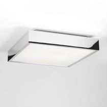 Plafonnier contemporain / carré / en verre...