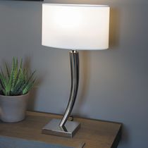 Lampe de table / en laiton / en coton /...
