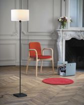 Lampe sur pied / en laiton / en coton /...