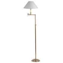 Lampe sur pied / en laiton / en coton /...