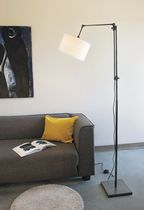 Lampe sur pied / en laiton / en coton /...
