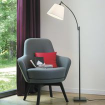 Lampe sur pied / en laiton / en coton /...