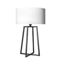 Lampe de table / en laiton / en coton /...
