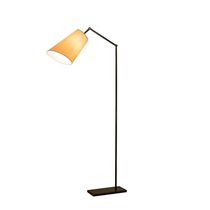 Lampe sur pied / en laiton / en tissu /...