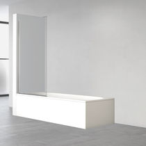 Pare-baignoire fixe / en verre trempé /...