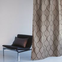 Tissu pour rideaux / à motif / en polyester...