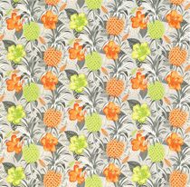 Tissu d'ameublement / pour rideaux / à fleurs...
