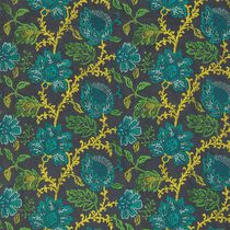 Tissu pour rideaux / à fleurs / en lin /...