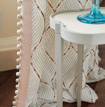 Tissu pour rideaux / à motif / en lin /...