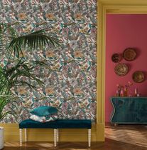 Papier peint contemporain / à motif floral...