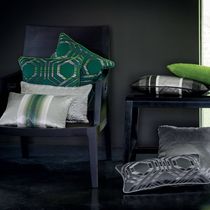 Tissu d'ameublement / pour rideaux / à motif...