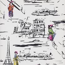 Papier peint contemporain / en textile non-tissé...