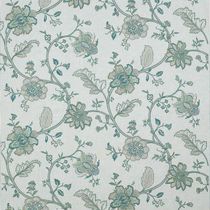 Tissu pour rideaux / à fleurs / en polyester...