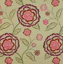 Tissu d'ameublement / pour rideaux / à fleurs...