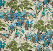 Tissu d'ameublement / pour rideaux / à motif...